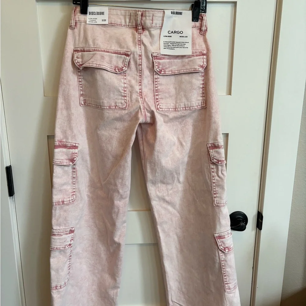 Dagløsor Pink Cargo Wide-Leg Jeans - Picture 5 of 5